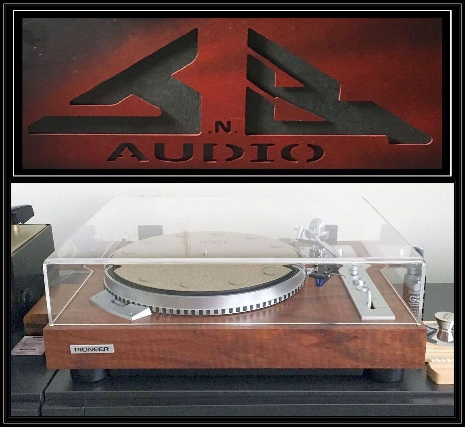 JnB Audio Pioneer PL 550 550 "NEW" Dust Cover for Turntable  -= Made in USA =-