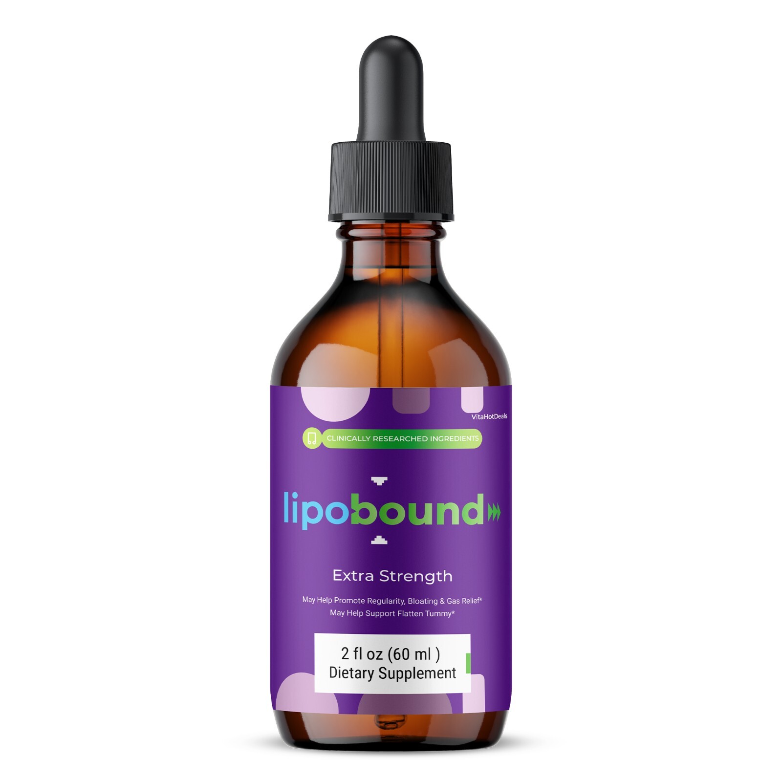 Lipobound Drops Liquid Supplement, All Natural Lipo Bound Supplement (10 Pack)