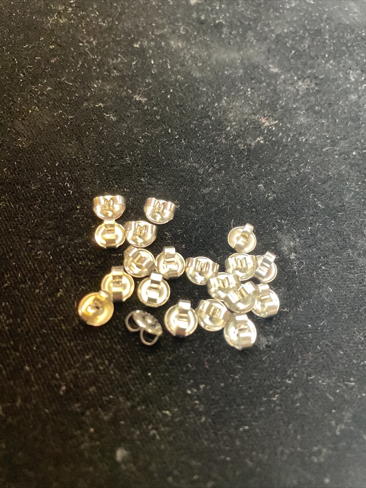 20 Pieces Studex Silver Tone Sensitive Ears butterfly earring backs Item #334