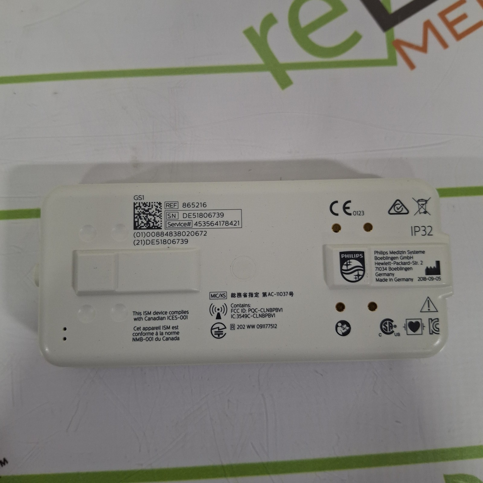 Philips 865216 NBP Wireless IntelliVue Module