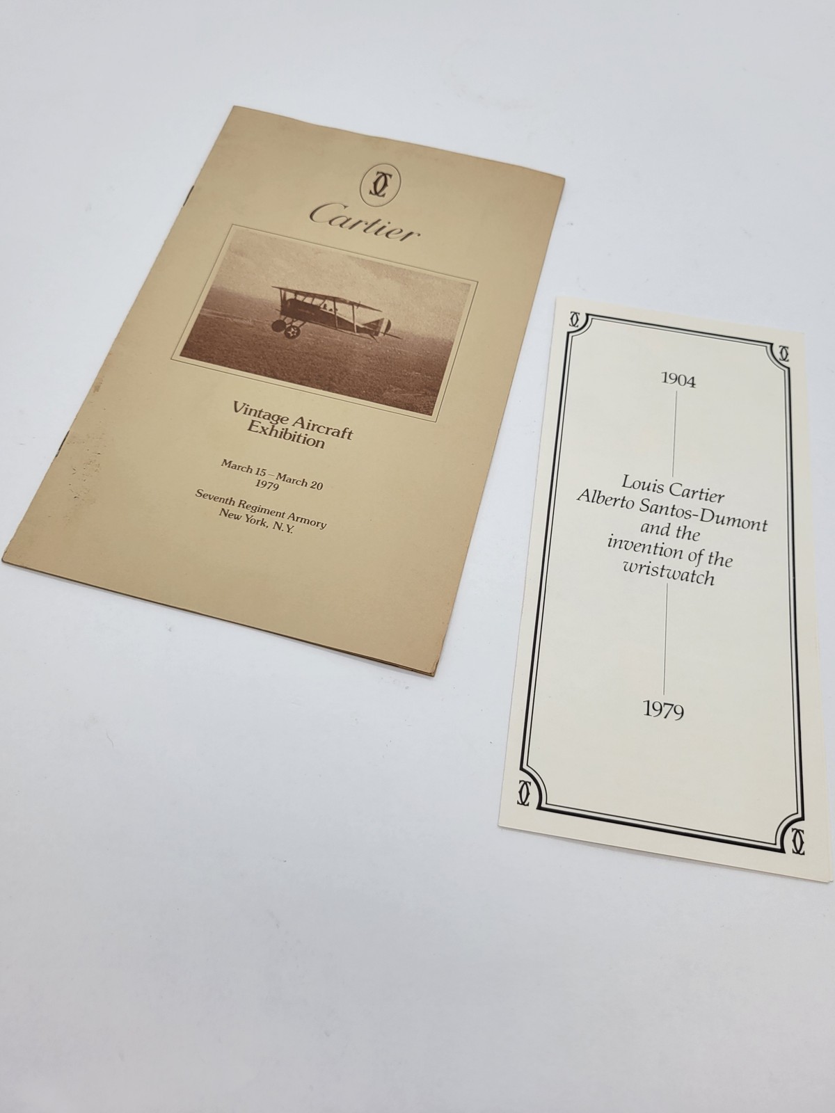 Cartier Vintage Aircraft Exhibition Program March 1979 NYC Aviation