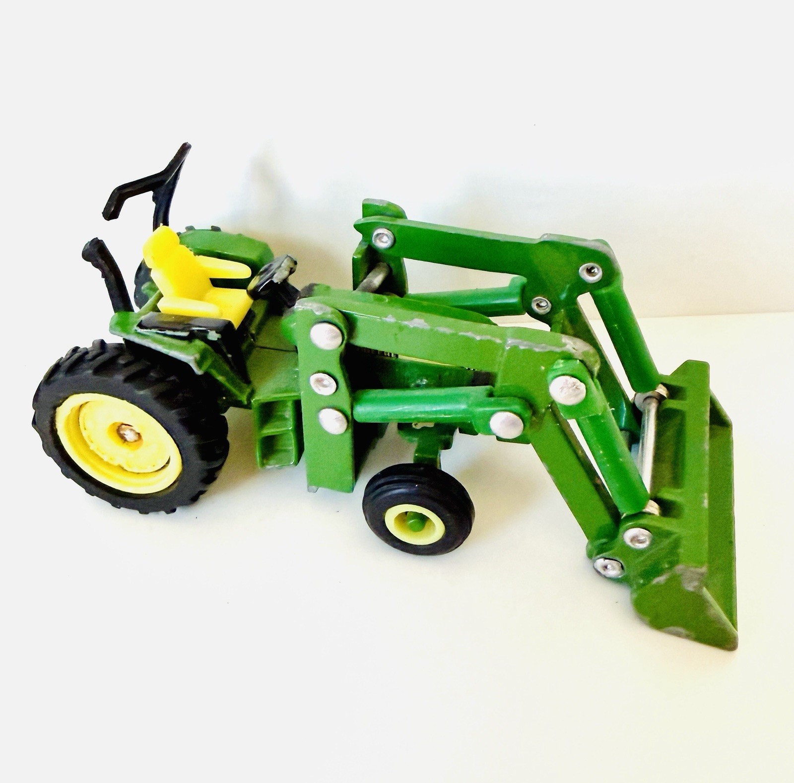 John Deere 6410 Series Open Station Tractor With Front Loader 1/64 Scale 3.5” L