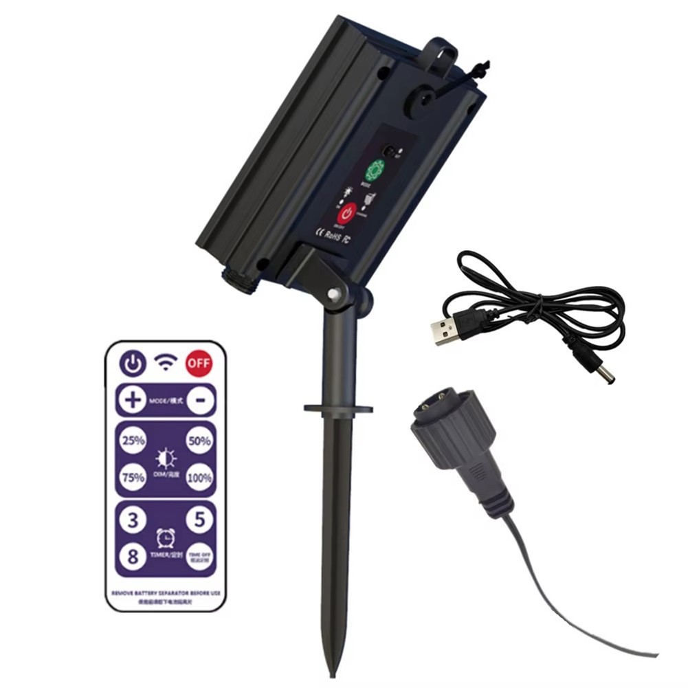 Solar Battery Box Kit Pack Powered Lithium Panel Light with Remote Control3015