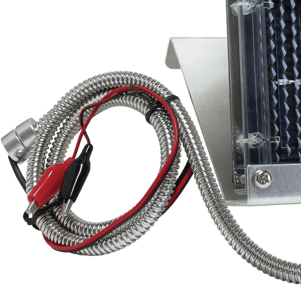 Heavy-Duty Edrenaline Solar Panel for -Round Deer Feeder Power - 6 Volt