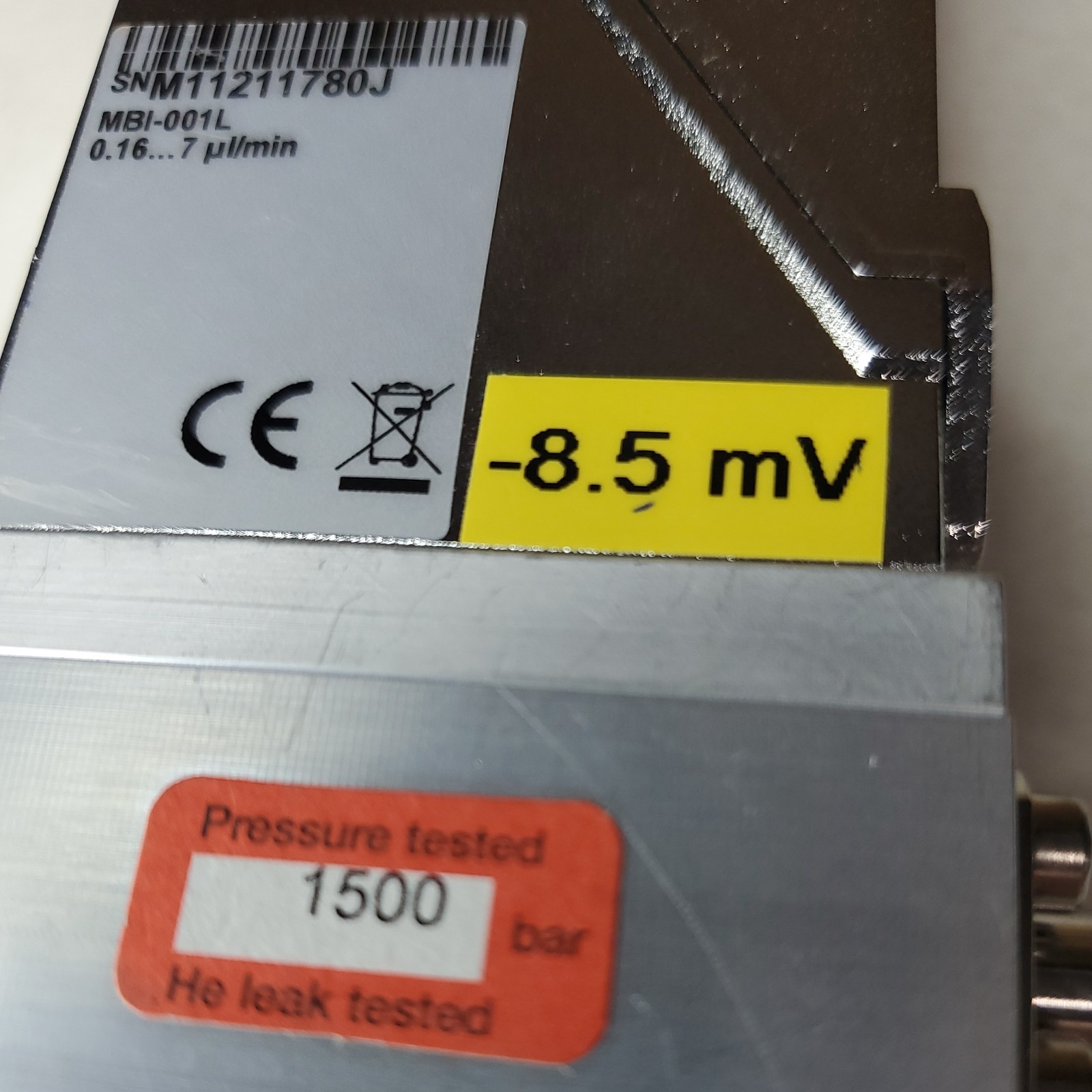 Bronkhorst μ-FLOW MBI-001L Mass Flow Controller 0.16–7 µL/min @digital