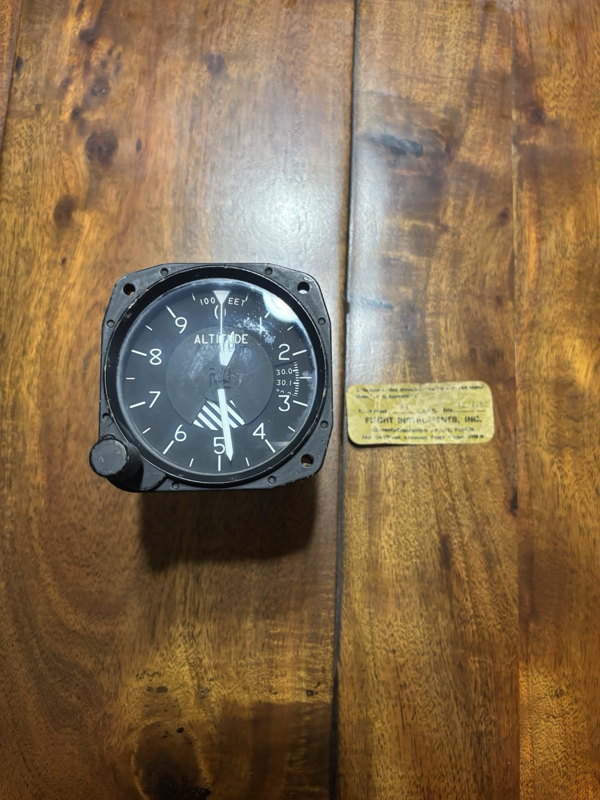 United Instrument Altimeter 5934PA 1000ft To 35000ft Untested Used!!