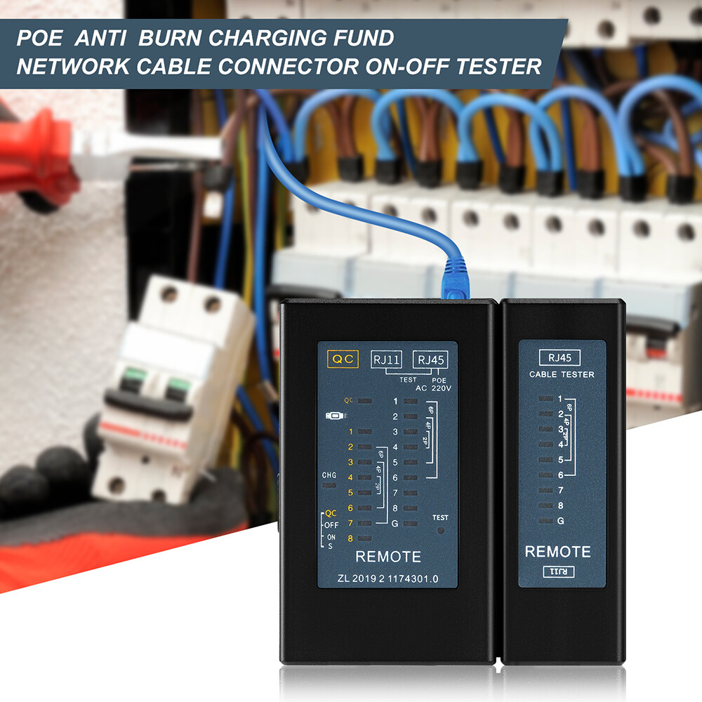 RJ45 RJ11Tester Portable High Definition Network Cable Tester Checker