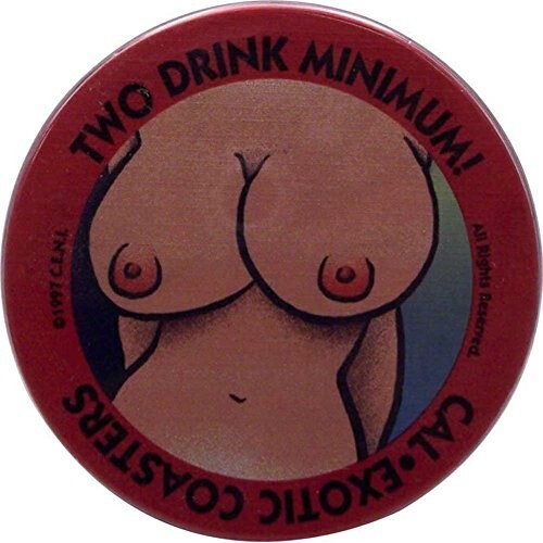 25 Naughty Drink Coasters Comical Pictures Humors Sayings Absorbent Photos Vary