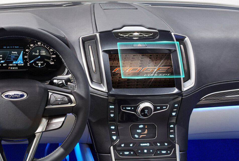 Crystal Clear Screen Protector for 2013 Ford Edge Vehicle Navigation