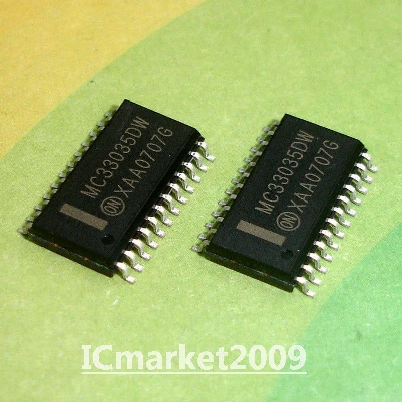 2 PCS MC33035DW SOP-24 MC33035 SMD Brushless DC Motor Controller Chip IC