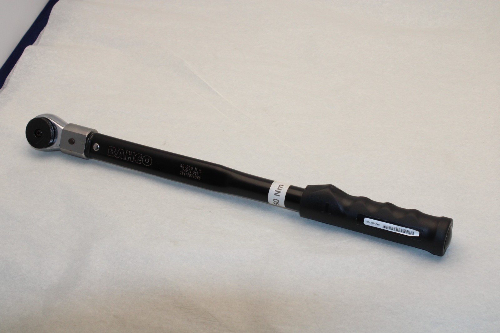 Bahco Mechanical Preset Torque Click Wrench with Fixed Push-Through Ratchet Head