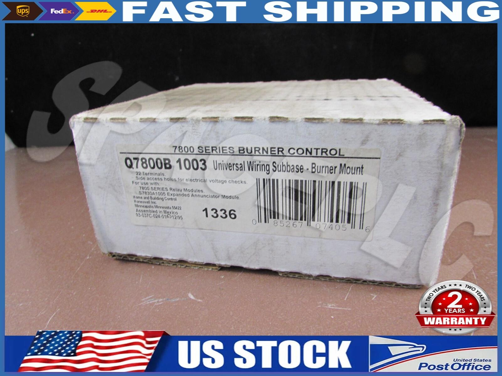 Q7800B 1003 Honeywell Subbase Universal Wiring 4 Sided 22 Terminals Q7800B1003
