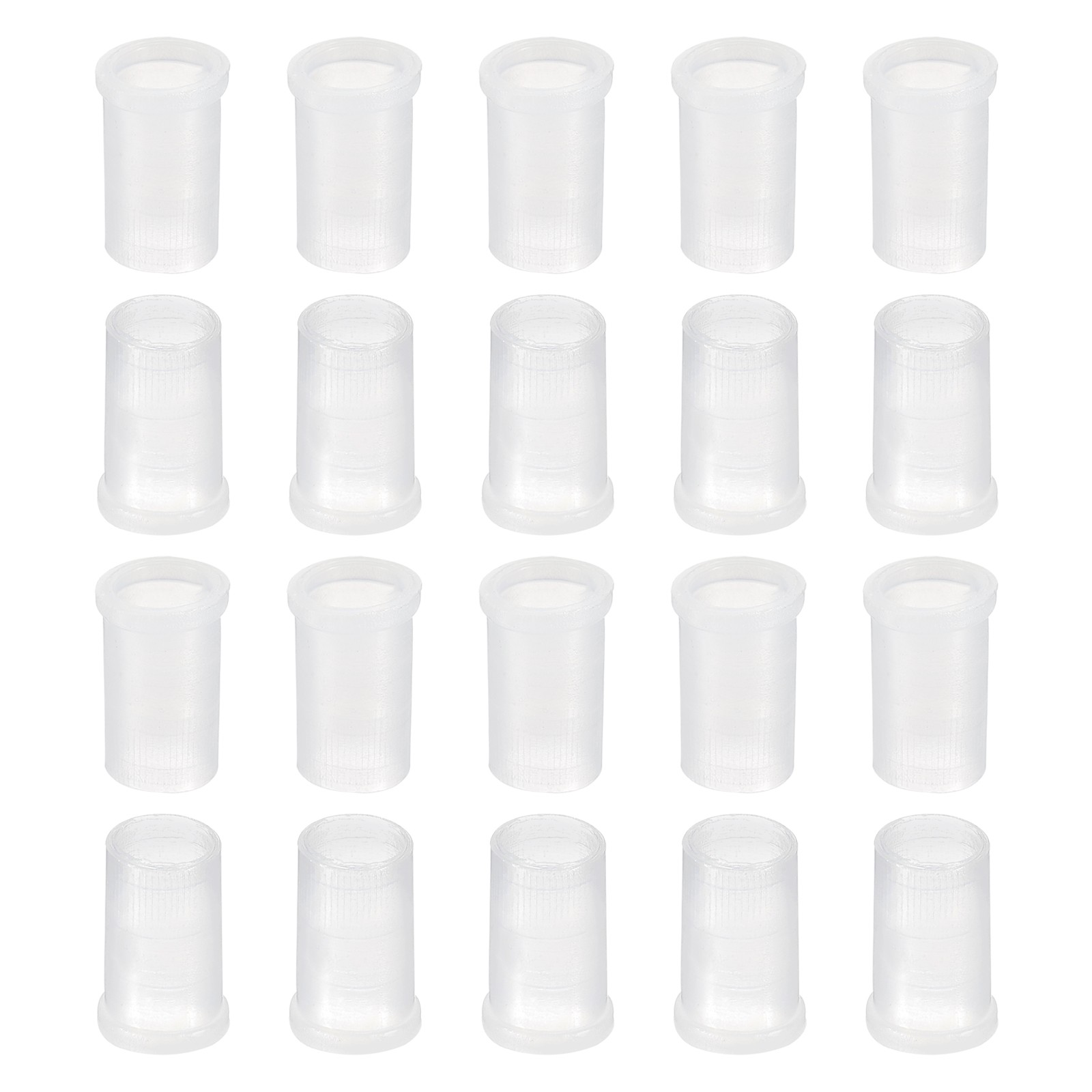 Lamp Pipe Cord Protector, 50 Pcs Washer Liner Bushing for 1/8 IPS Pipe, Clear