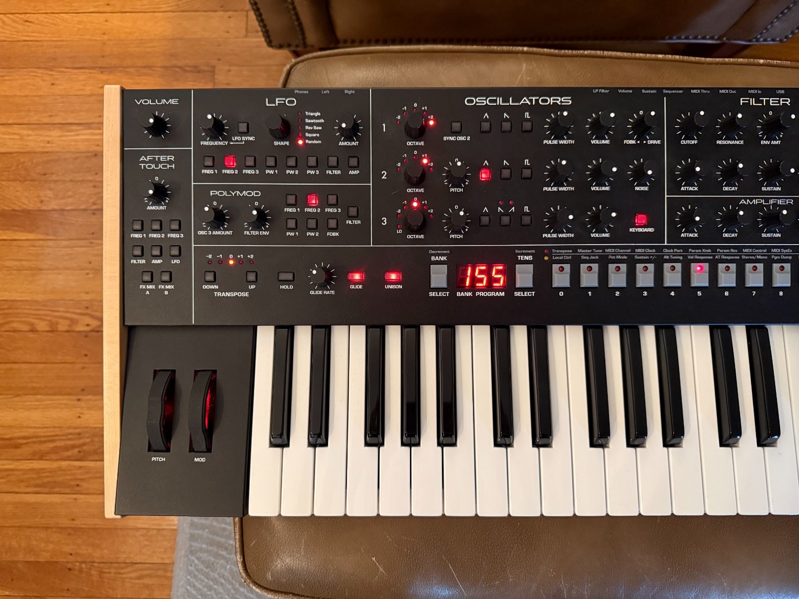 Sequential Trigon-6 - 6-Voice Polyphonic Analog Synthesizer - Dave Smith Moog