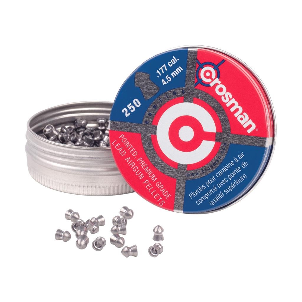 Crosman Pellets .177 Caliber Pointed 250 Count ‎P177-CM