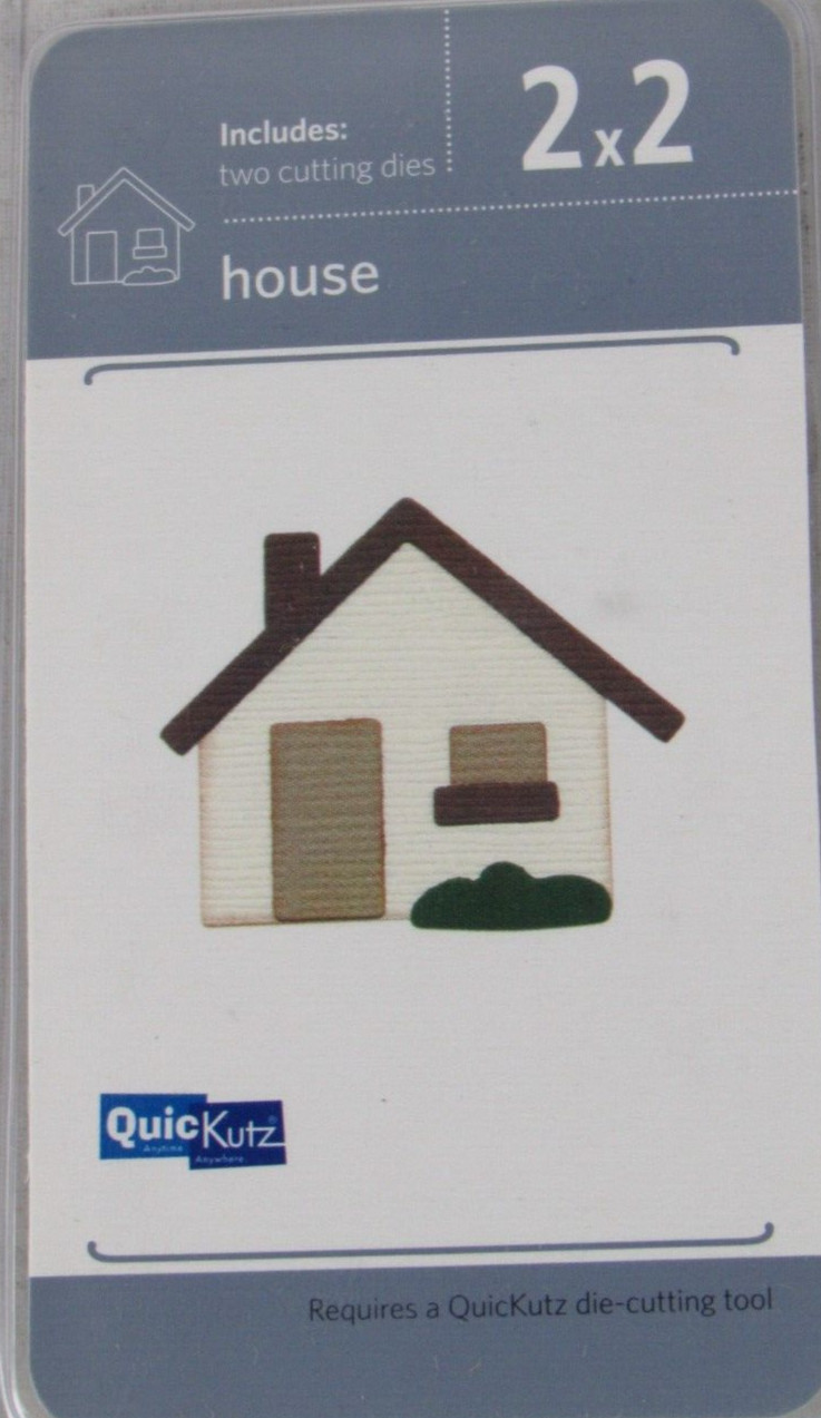 QuicKutz House 2x2, 2 Cutting Die Set KS-0960