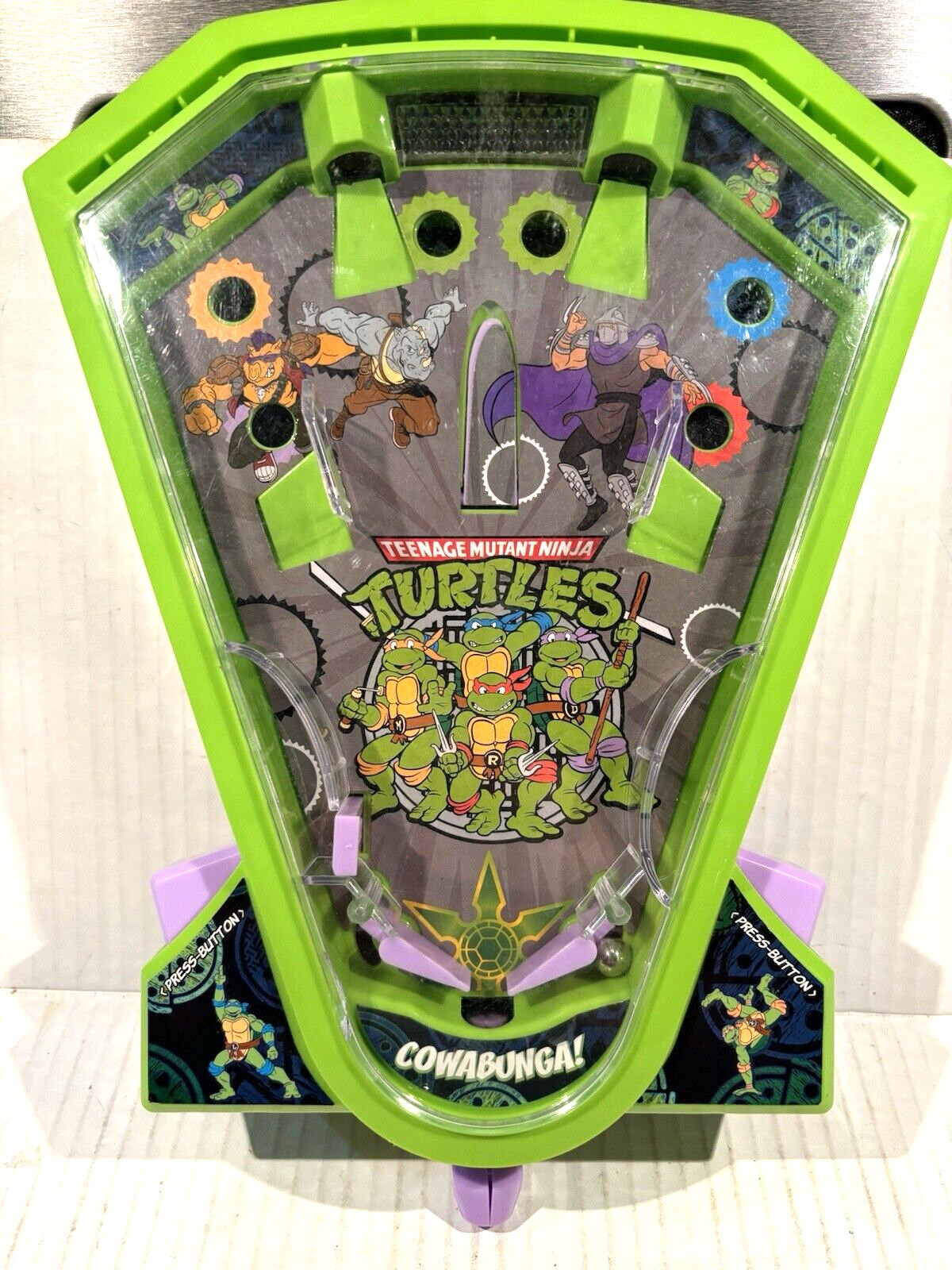Teenage Mutant Ninja Turtles Cowabunga Desktop Pinball Game Nickelodeon RARE