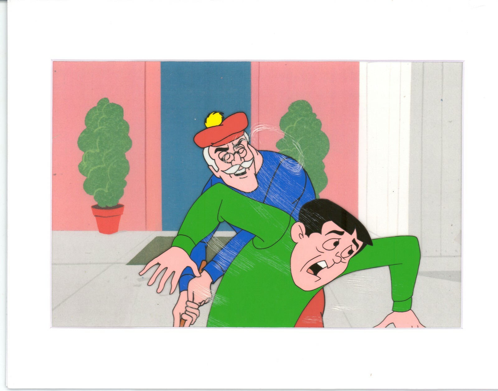 Archie Production Animation Art Cel Setup from Filmation 1968-1969 b2027