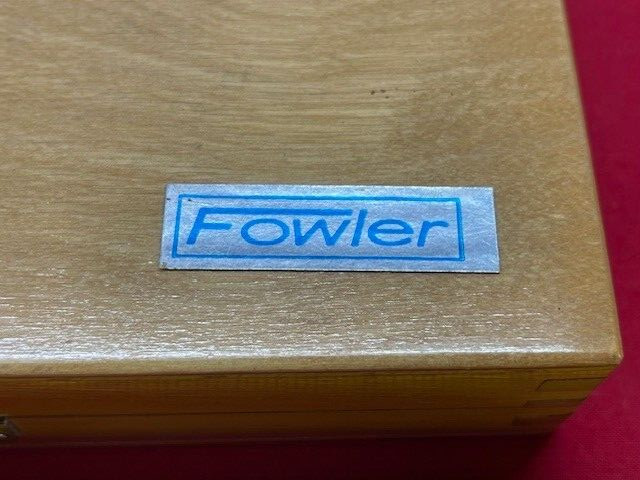 Fowler 52-440-006 Vernier Bevel Protractor, 6" Vintage