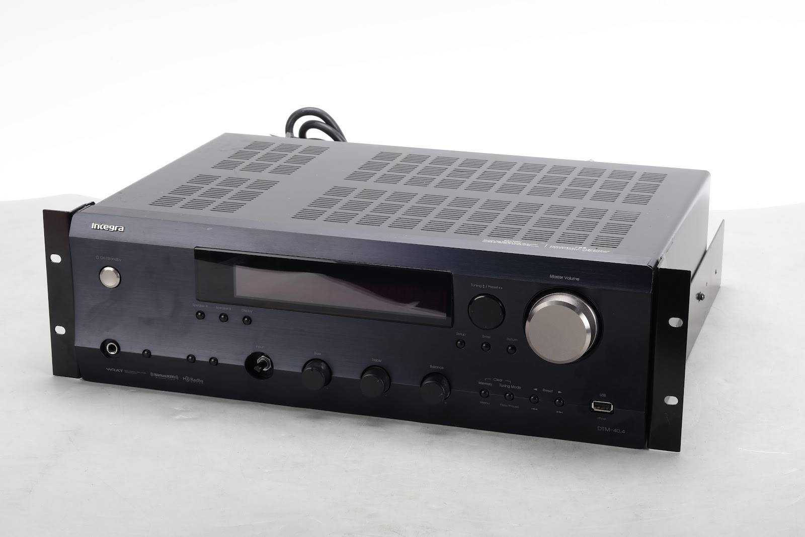Integra DTM-40.4 Network Stereo Receiver W/ Rack Mount and Cable Bundle - Fair