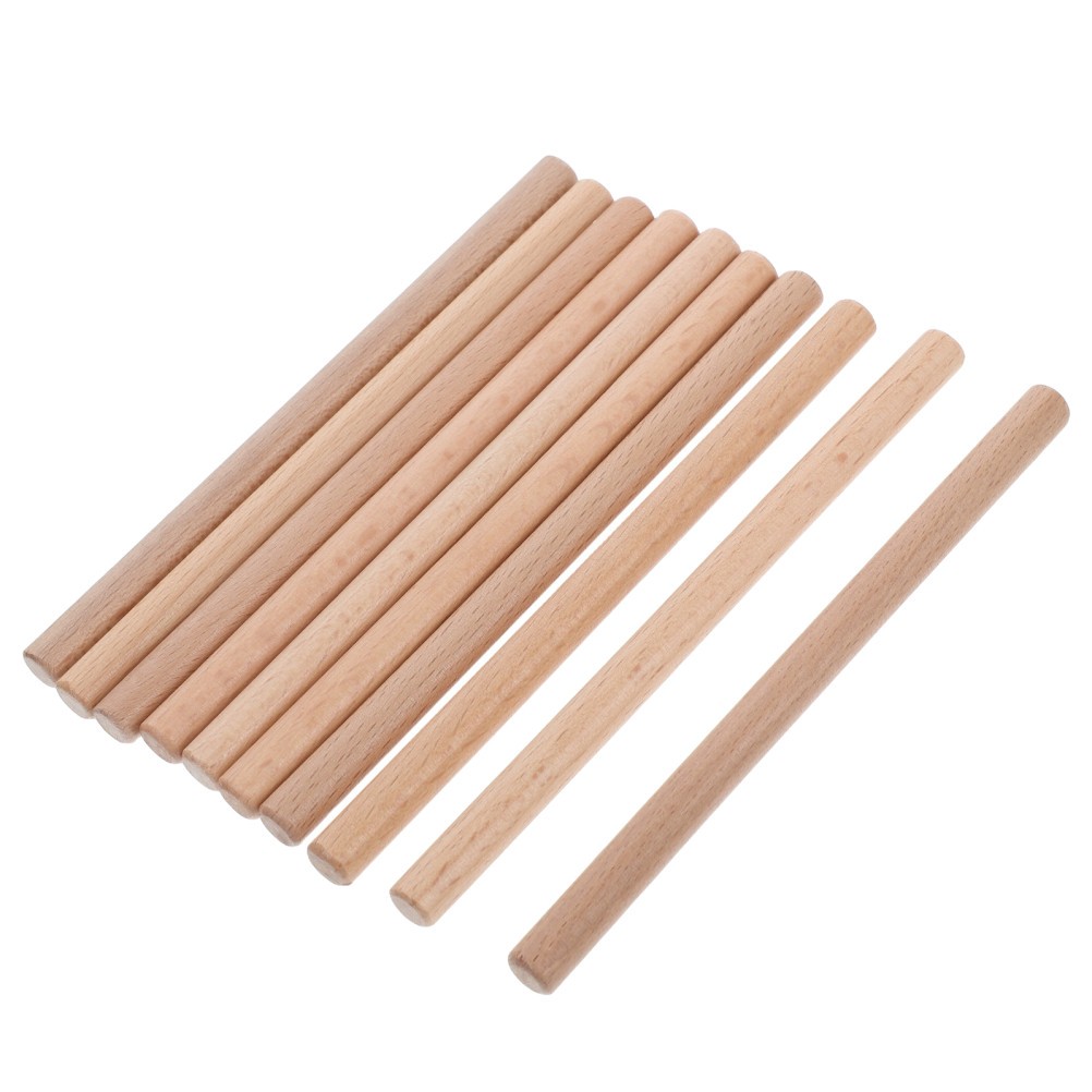 10Pcs Wooden Pegboard Hooks Durable Pegboard Wood Pegs Khaki Storage Organizer