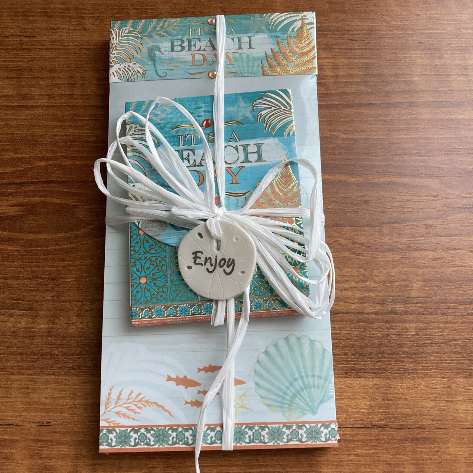Punch Studio Notepad Set "Beach" 2pc