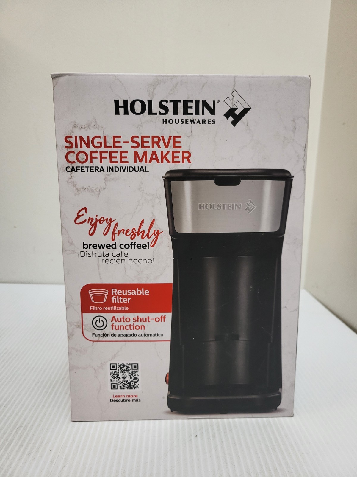 Holstein Housewares Single Serve Coffee Maker - 120V Black