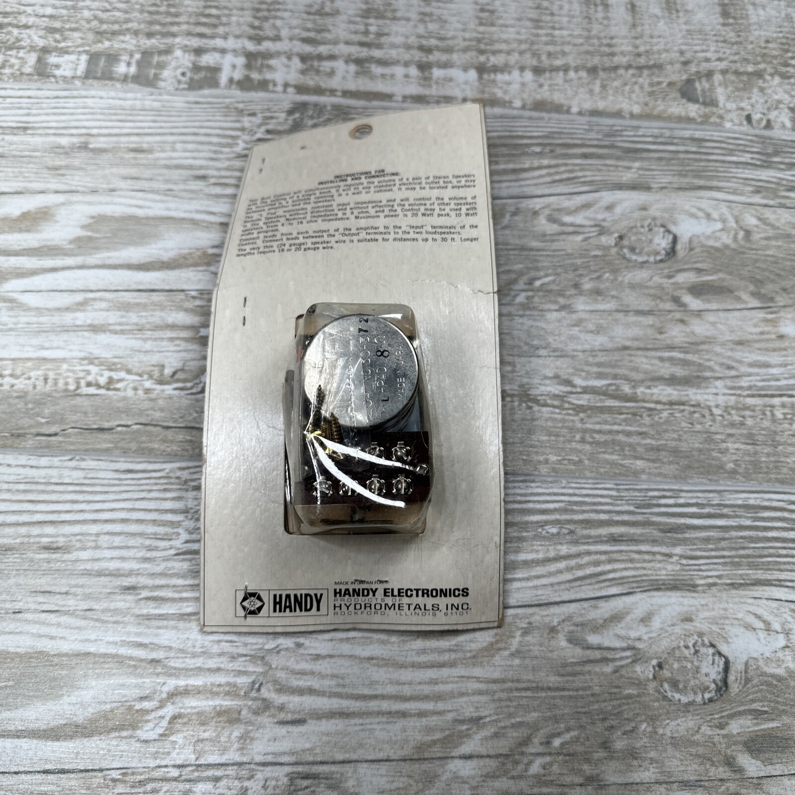 Handy Electronics Vintage Remote Speaker Control NOS Sealed Duel Speaker Control
