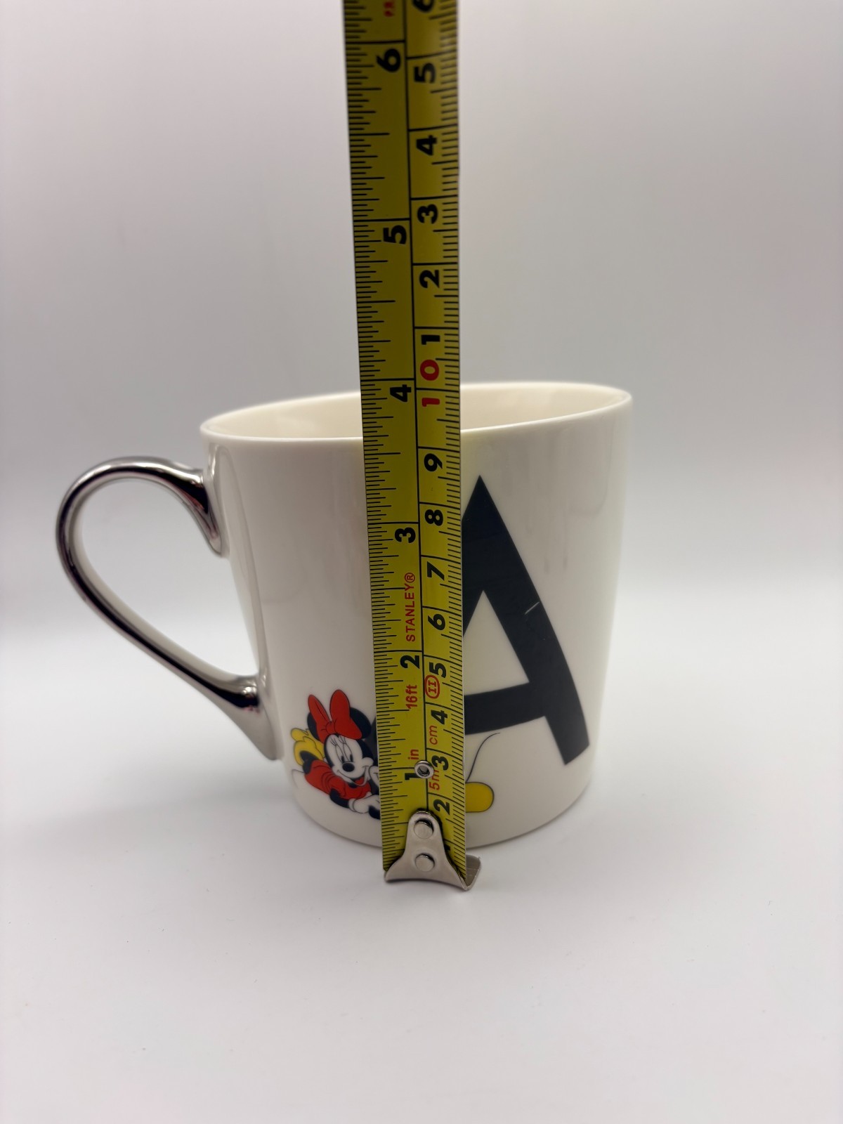 Tesco Disney MIchkey Mouse Alphabet Initial 'A' Ceramic Mug