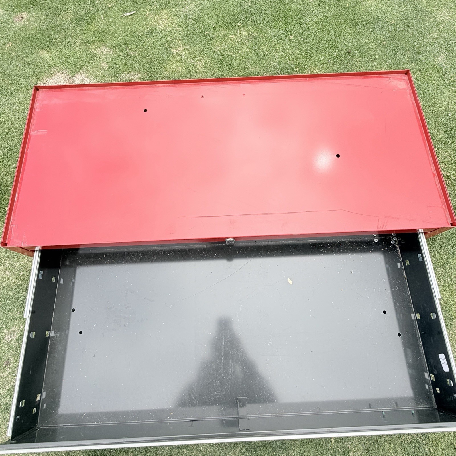 Craftsman 1 Single Drawer Mid Intermediate Middle Riser Tool Box Chest Red
