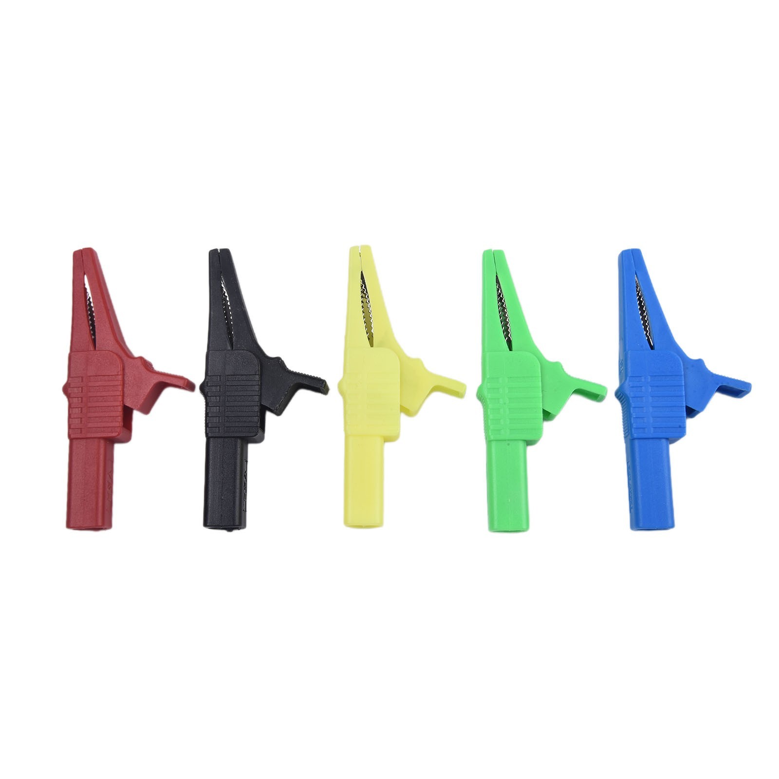 5PCS Copper Crocodile Clips with 1000V32A Rating Perfect for Multimeter Testing