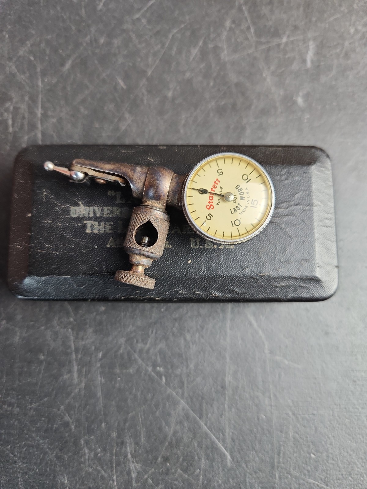 STARRETT "LAST WORD" DIAL TEST INDICATOR .001" GRADS NO.711