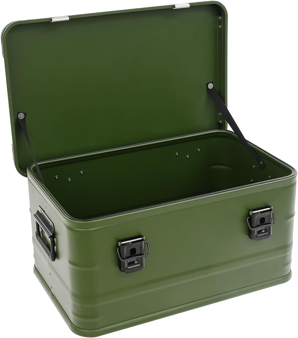 Storage Box, 13.21 Gal Metal Cargo Case,for Logistics, Storage, Camping