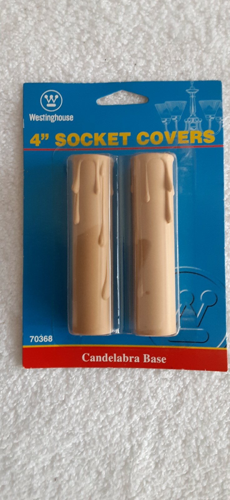 Westinghouse 70368 4" Tan Drip Socket Covers 2 Count free shipping in the us