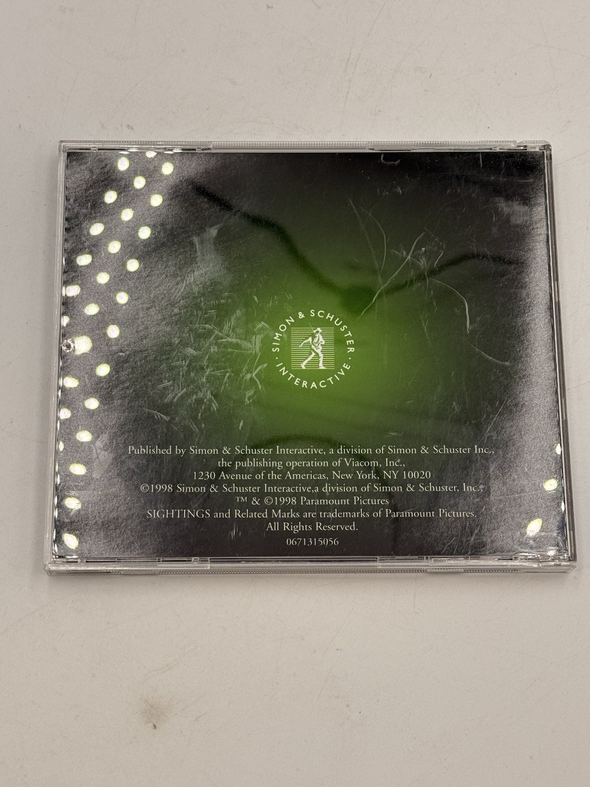 Sightings The UFO Encyclopedia (PC, CD-ROM, 1998, Paramount)