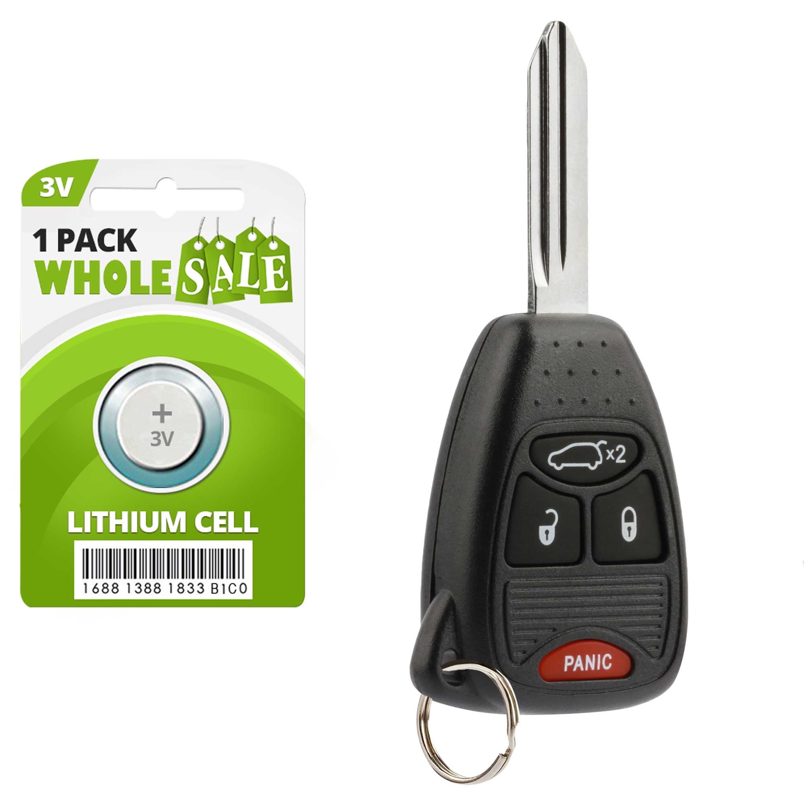 Replacement For 2008 2009 2010 2011 2012 2013 Jeep Liberty Key Fob Remote