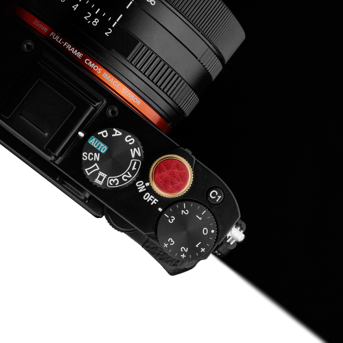 Gariz Soft Release Button Screw Type XA-SBLRS for Sony Camera Red