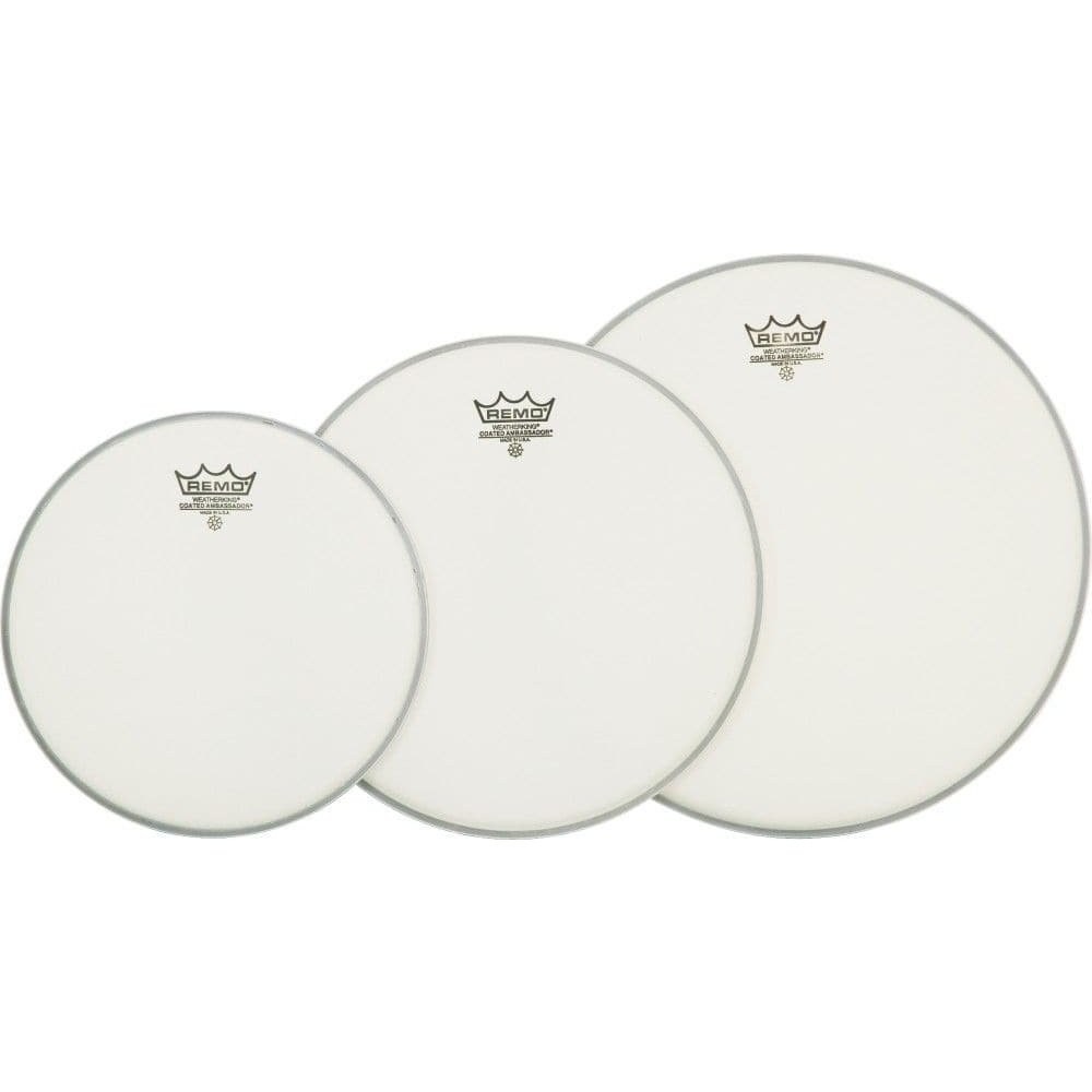 Remo Ambassador Coated Drumhead Pack 10/12/14