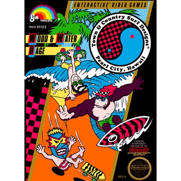 Town & Country Surf Designs: Wood & Water Rage (NES) Cart Only