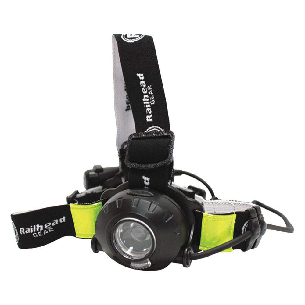 RAILHEAD GEAR KE-FC230 Headlamp,ABS Plastic,Black,560lm 317T09