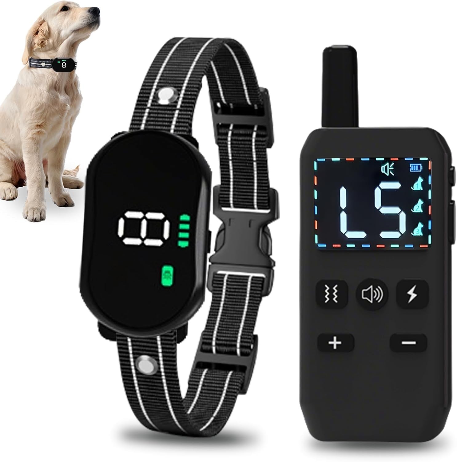 KIP Dog Training Collar with Deterrent Device, Waterproof E-Collar