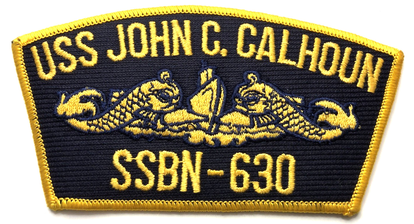 US Navy USS John c Calhoun Patch 5"-