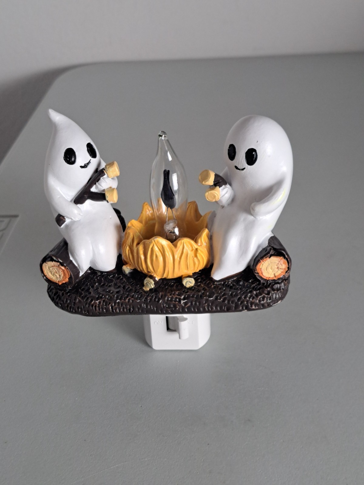 Halloween Ghost Campfire Flickering Nightlight Decor Little Ghosts Twinkle Light