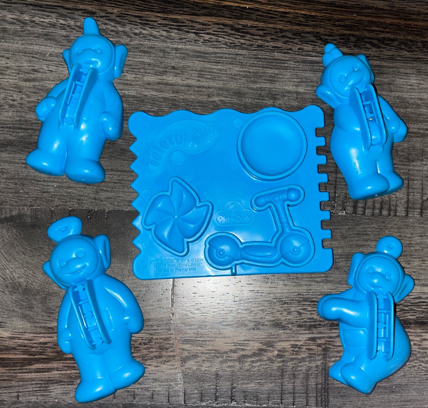 Teletubbies Play-Doh Molds Set Of 5 Hasbro Playdough Vintage Toy Ragdoll 1998