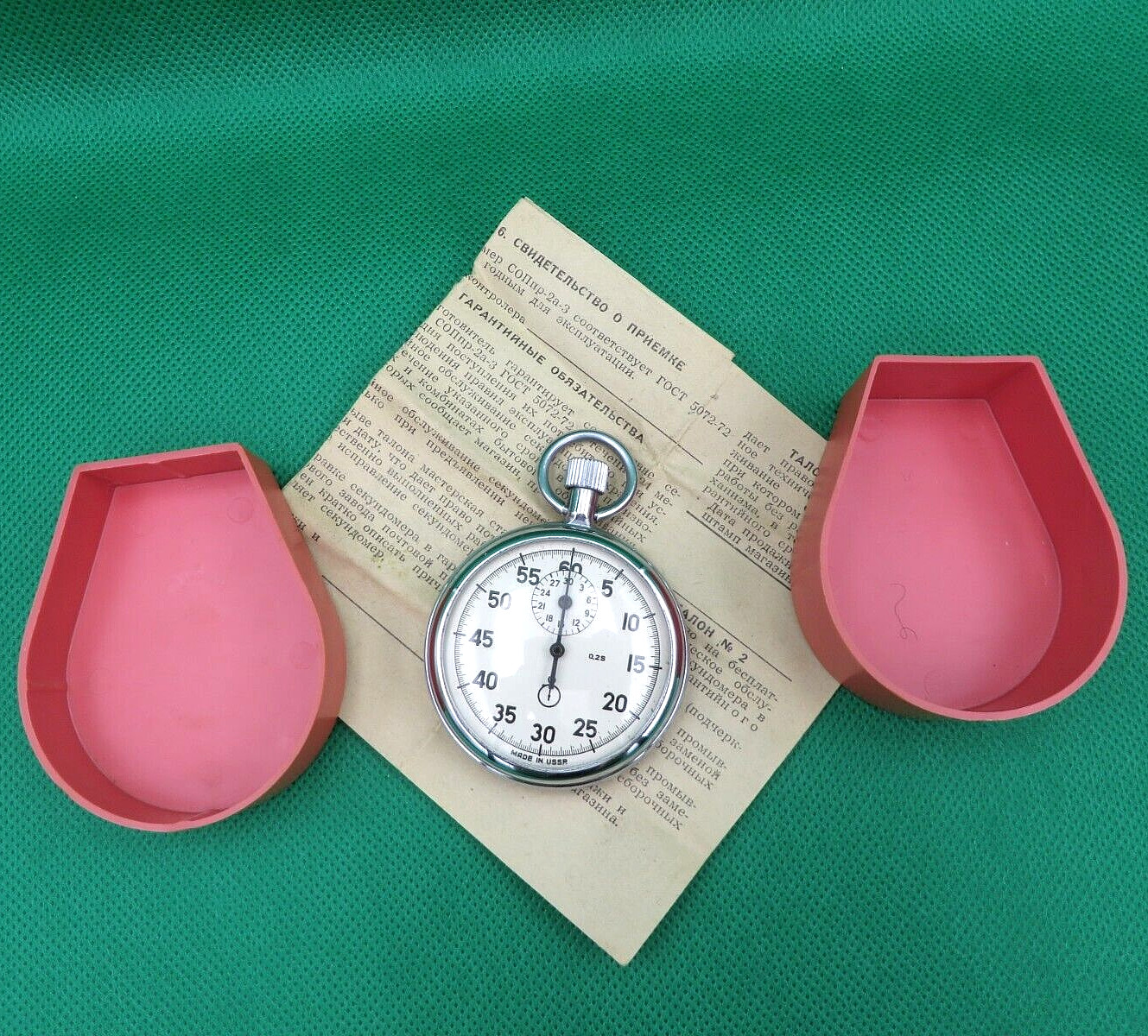 Mechanical Stopwatch Vintage Soviet USSR