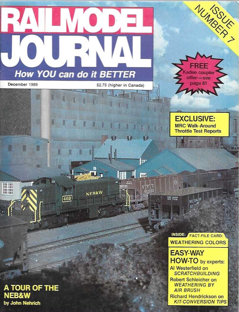 RailModel Journal D 1989 Resin Casting Weathering HO Diesels O Scale EMD SD 60