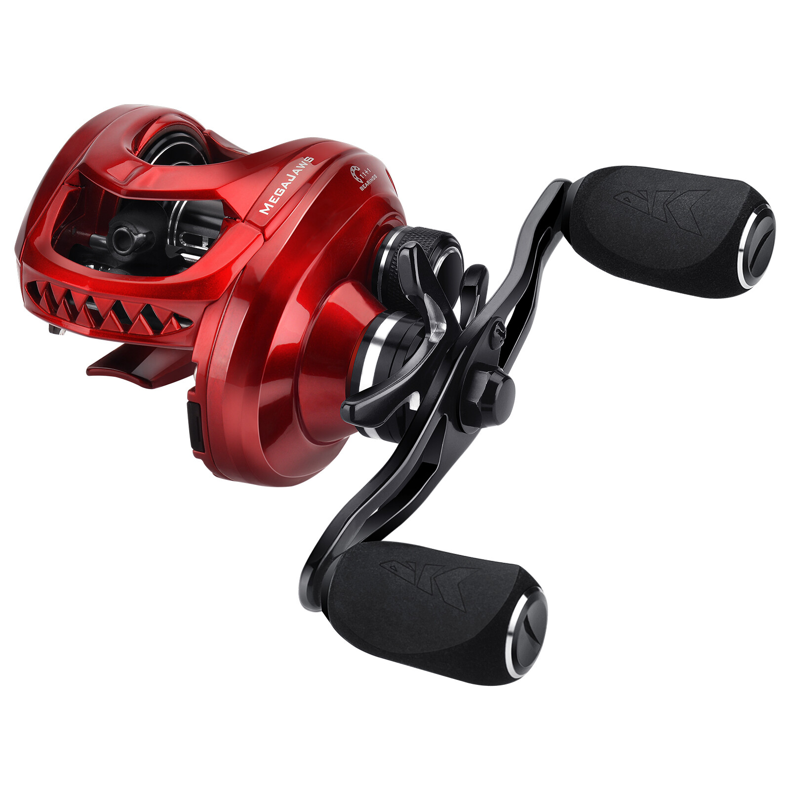 KastKing MegaJaws New AutoMag Dual Braking System Baitcasting Fishing Reel-New