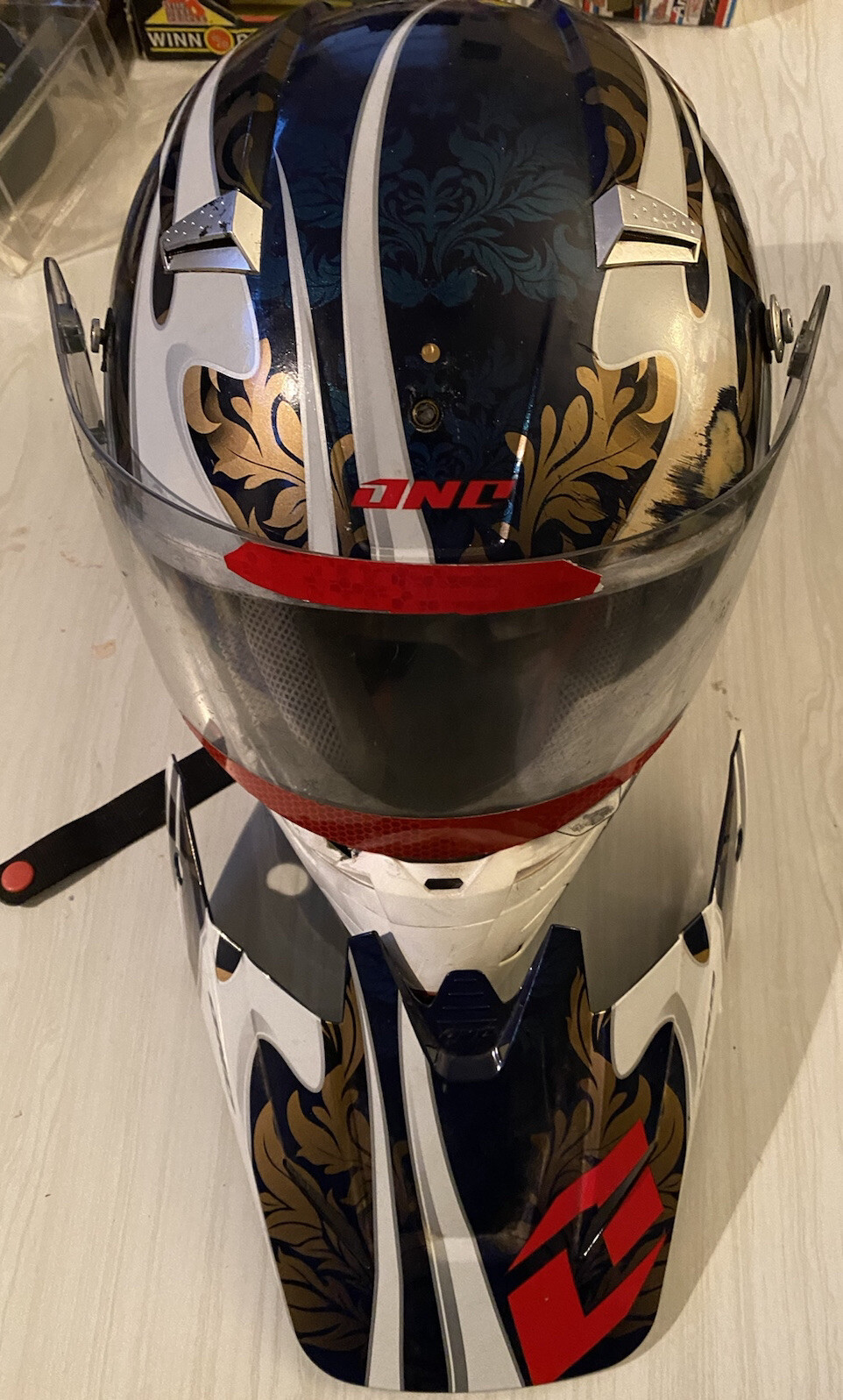 DNC Mororcycle Helmet With Face Shield