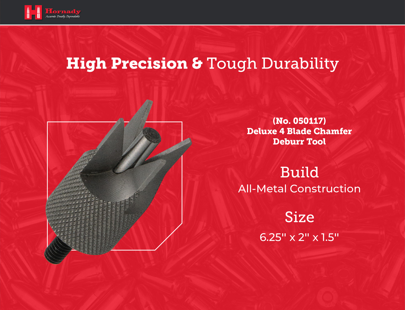 Hornady 4 Blade OD Deburring Tool