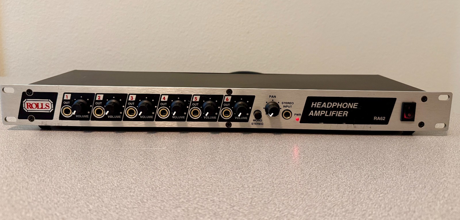 Rolls RA62 6‑Channel Headphone Amplifier